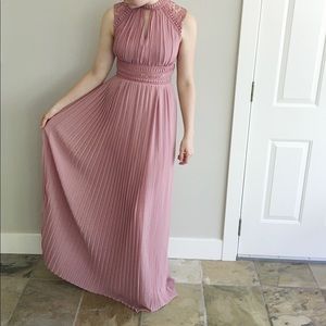 Pink Lace Formal Dress | ASOS